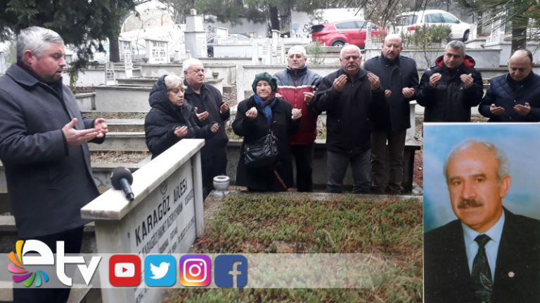 Gazeteci KARAGÖZ, Mezarı Başında Anıldı.