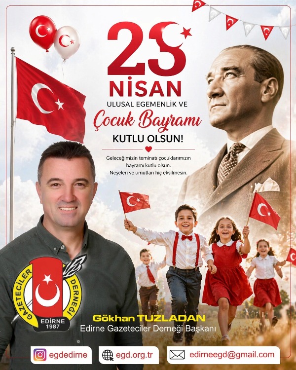 BAŞKAN TUZLADAN’DAN 23 NİSAN MESAJI: “GELECEĞİMİZ ÇOCUKLARIMIZIN OMUZLARINDA YÜKSELECEK”