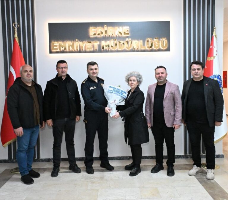 Türk Polis Teşkilatı’nın 181. kuruluş yıl dönümü dolayısıyla Edirne Gazeteciler Derneği tarafından anlamlı bir ziyaret gerçekleştirildi.