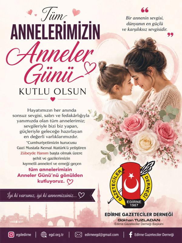 Tuzladan’dan Anneler Günü Mesajı: “Annelerimiz, Toplumun En Güçlü Temelidir”