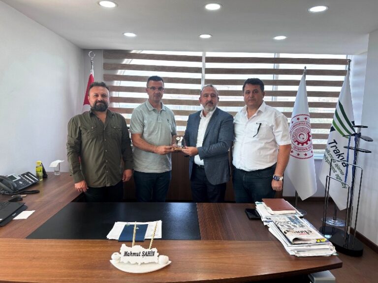 EGD’DEN TRAKYAKA GENEL SEKRETERİ MAHMUT ŞAHİN’E ZİYARET