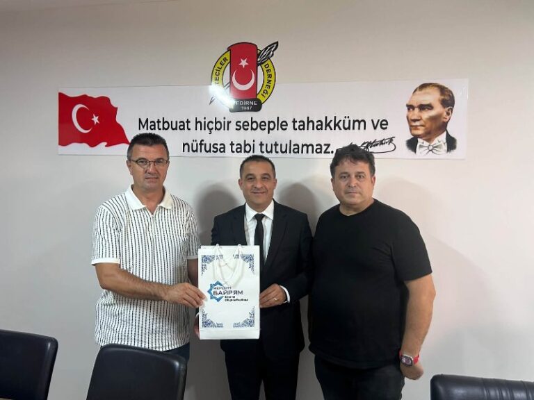 EGD’nin yeni ofisine ilk ziyaret Varbitsa Belediye Başkanı Merdin Bayram’dan