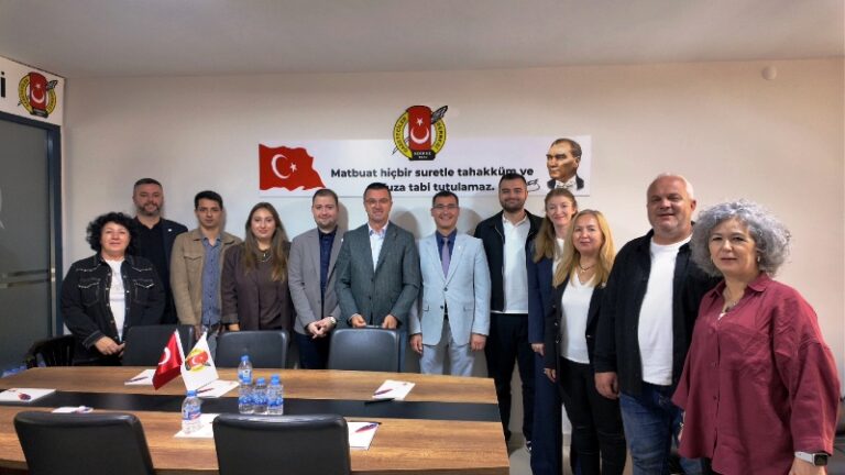 Yeni Parti Merkez İlçe Başkanı Volkan Akgüngör’den EGD’ye ilk ziyaret